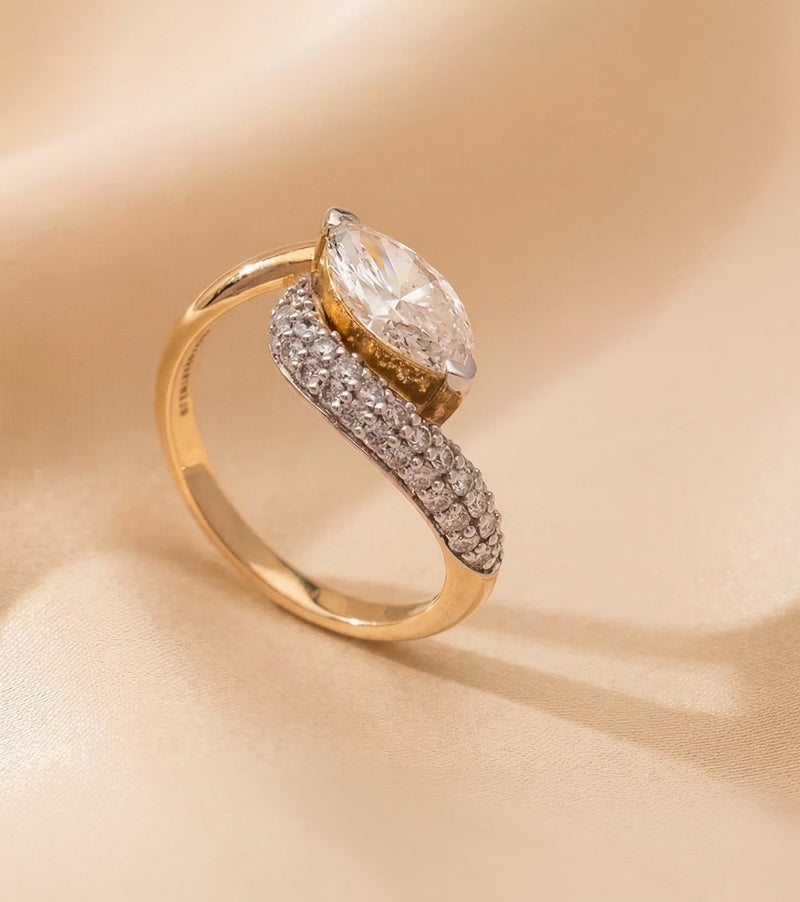 Bold Cut Lab Grown Diamond Engagement Rings