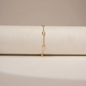 Luminous Marquise Station Diamond Bracelet