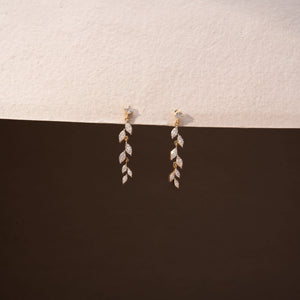 Chic Floral Leaf Pattern Earring