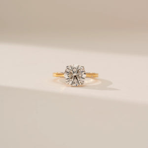 Radiance Rounded Solitaire Diamond Ring