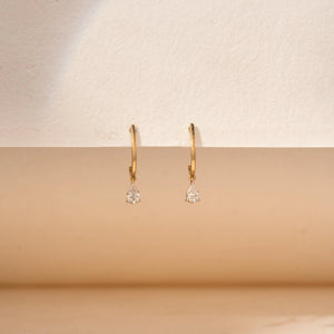 Serene Pear Brilliance Diamond Earring