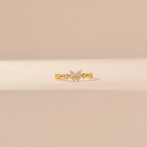 Marquise Blossom Diamond Cluster Ring