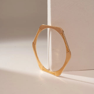 Sleek Curved Diamond Elegance Bracelet