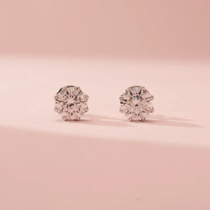 Classic Round Brilliant Diamond Studs