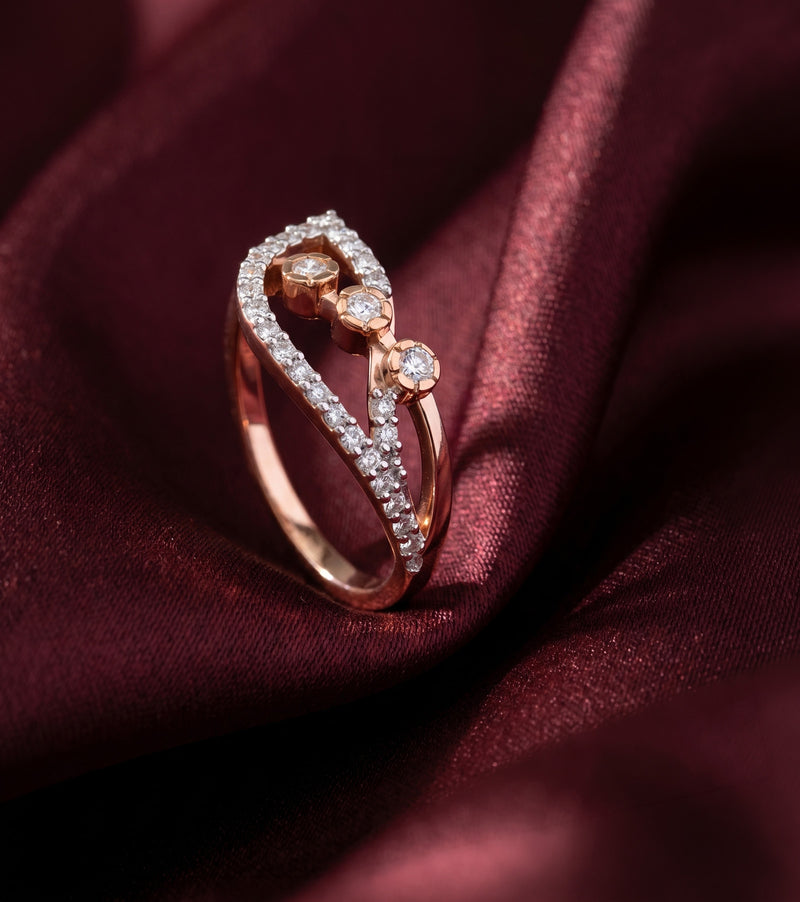 Rose Gold Solitaire Lab Grown Diamond Engagement Rings