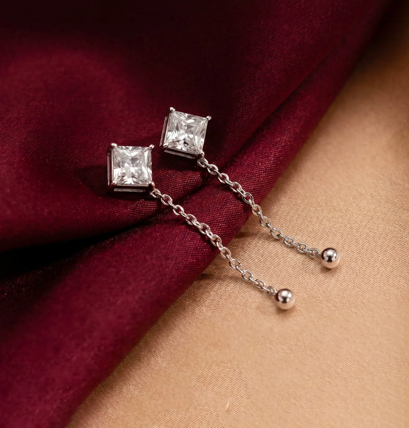 Solitaire Lab Grown Diamond Earrings