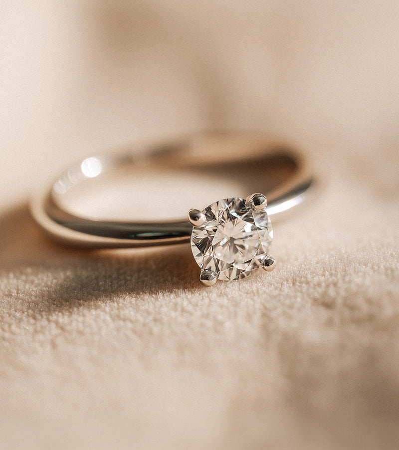 Solitaire Lab Grown Diamond Engagement Rings
