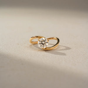 Graceful Classic Diamond Bridal Ring