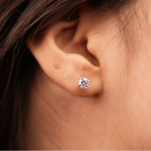 Perfect Point Diamond Stud Earrings