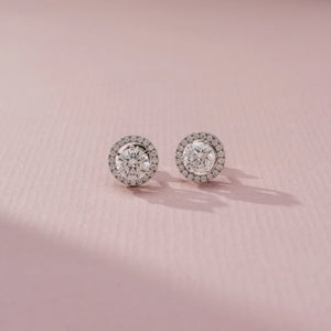 Radiant Crystal Bloom Style Earrings