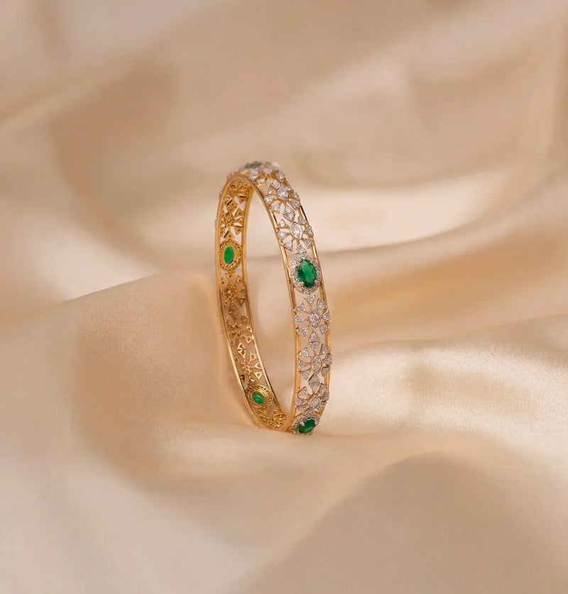 Traditional Lab Grown Diamond Bangle