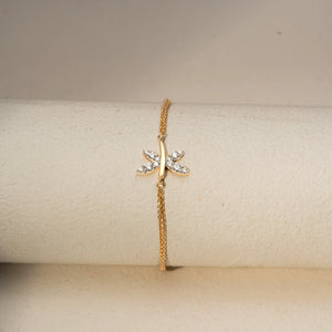 Luxury Butterfly Motif Chain Bracelet