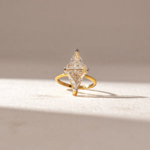 Bold Kite Shape diamond Ring