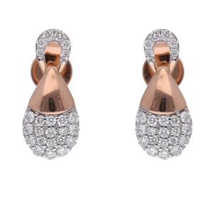 Minimal Diamond Raindrop Earrings