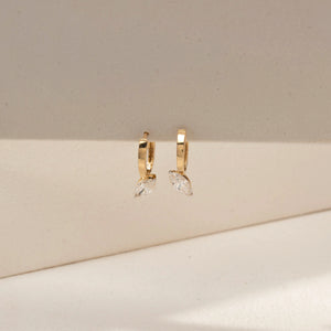 Luxury Hoop Sparkle Design Earring