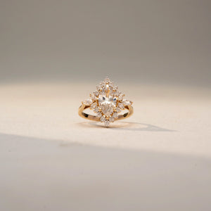 Infinite Blossom Diamond Glow Ring