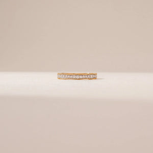 Continuous Pave Row Diamond Ring