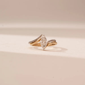 Marquise Whisper Diamond Open Ring