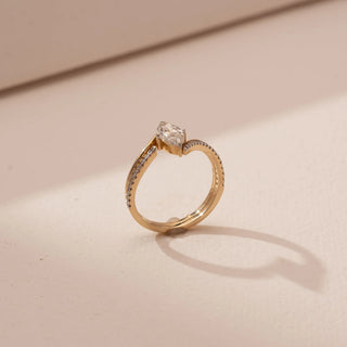 Marquise Whisper Diamond Open Ring