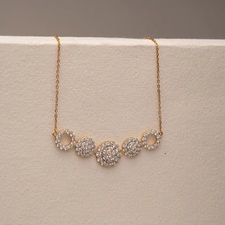 Eternal Bloom Diamond Cluster Necklace