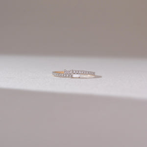 Minimal Baguette Line diamond Ring