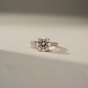 Timeless Round Crystal Accent Ring