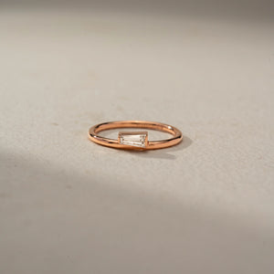 Elegant Baguette Diamond Band Ring