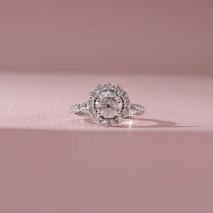 Blooming Halo Glow diamond Ring