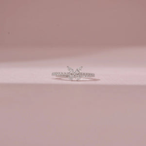 Delicate Butterfly Marquise Diamond Ring