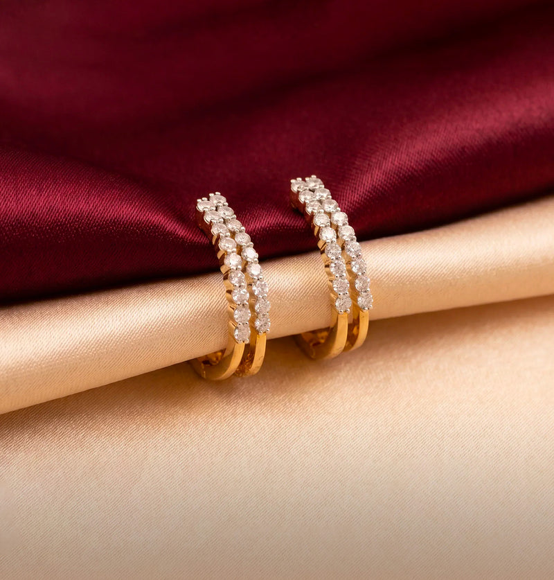 Yellow Gold Earrings