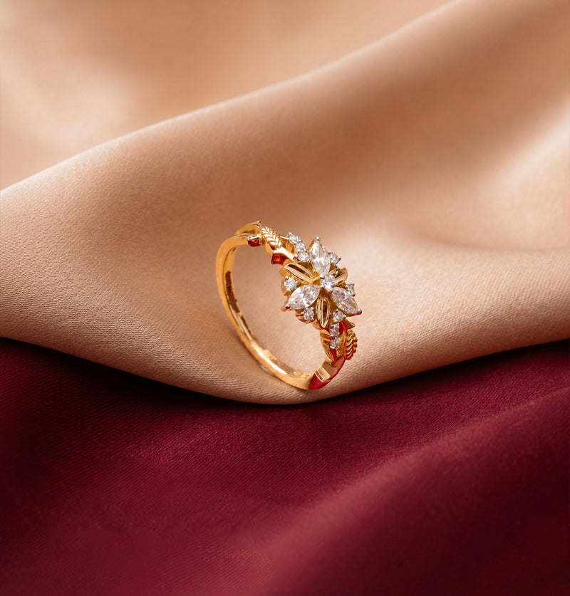 Yellow Gold Lab Grown Diamond Engagement Rings