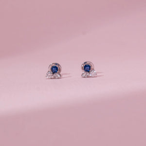 Sapphire Style Bloom Diamond Earring