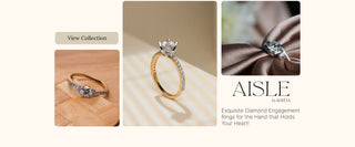 Reia Lab Grown Diamonds Aisle Collection – elegant diamond engagement rings designed to symbolize love and commitment, crafted with precision and brilliance.