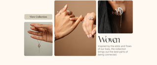 Reia Lab Grown Diamonds Woven Collection – diamond rings, earrings, and necklaces inspired by life’s connections, blending artistry with sustainable luxury